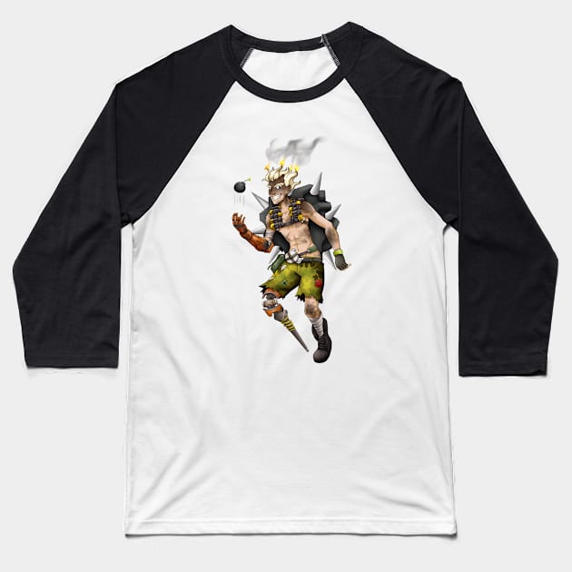 Overwatch Junkrat Baseball T-Shirt by LinketTheElf98